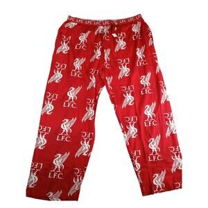 Liverpool Football Club Pajama Pants Unisex Mens 3XL Red Loungewear Pockets NWT